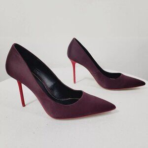 Zara stiletto color block heels